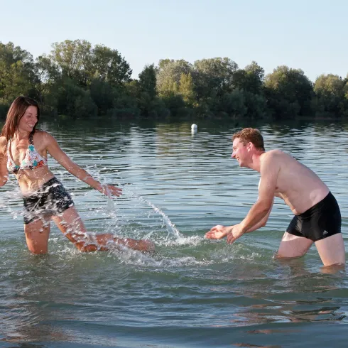 Badespaß am Baggersee Jockgrim