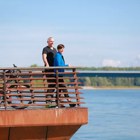 Impression von der Radtour "Rheinschleife für Entdecker"