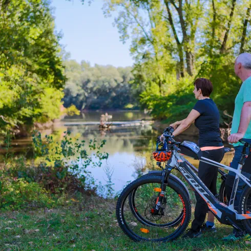 Impression von der Radtour Rheinschleife für Genießer